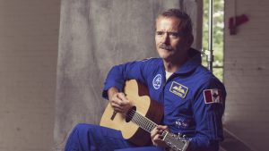 Chris Hadfield with guitar