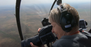 Roberta Bondar taking a photo