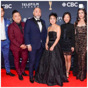 Cast of CBC's Kim's Convenience