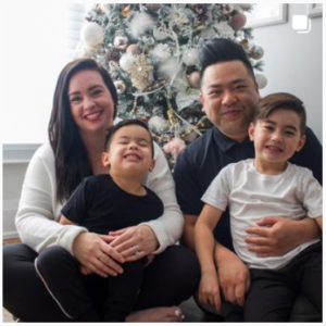 Andrew Phung and his family