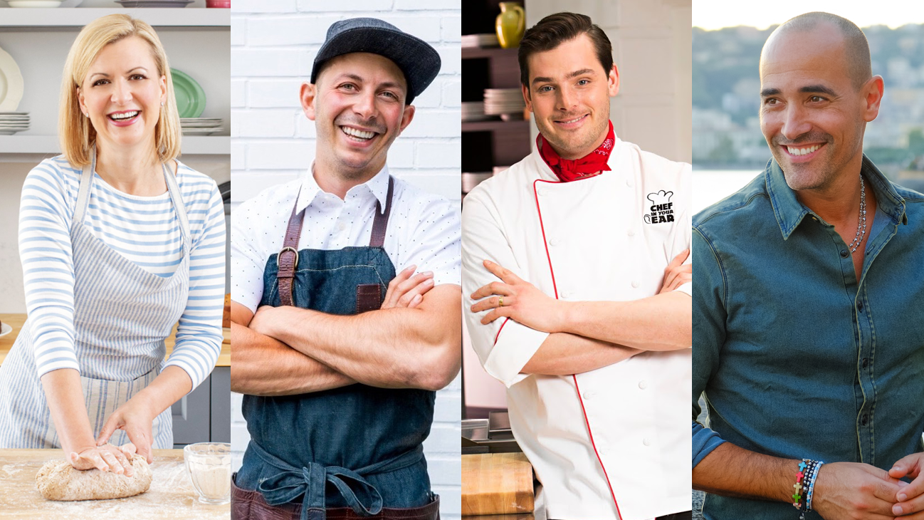 Celebrity Chefs Anna Olson, Matt Basile, Rob Rossi and David Rocco