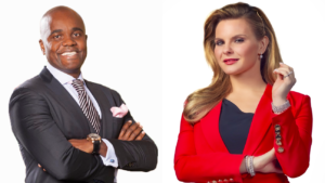 CBC Dragons Wes Hall and Michele Romanow