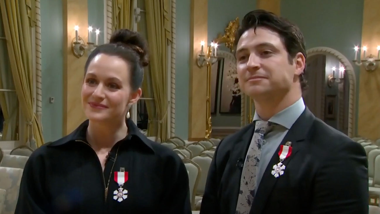 Tessa Virtue and Scott Moir