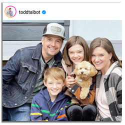 Todd Talbot and family