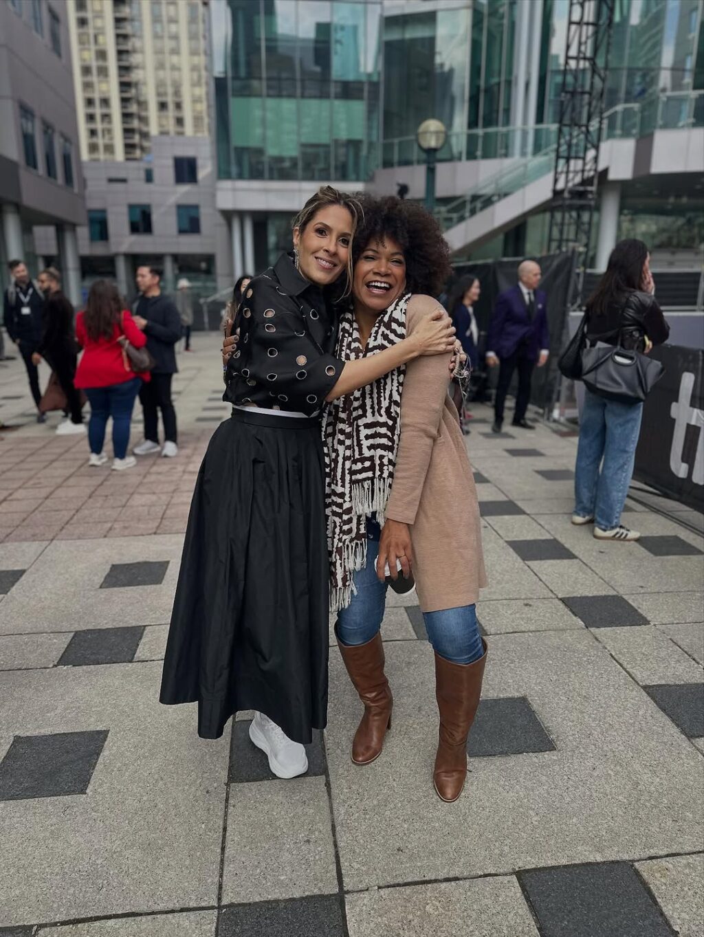 Dina Pugliese and Arisa Cox at TIFF