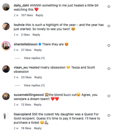 Tessa and Scott Comments 2
