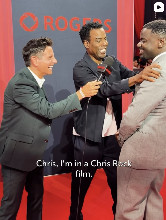Rick Campanelli at TIFF with Chris Rock