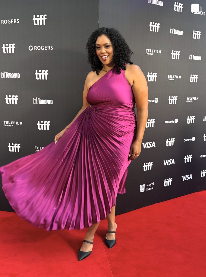 Brittnee Blair on the Red carpet at TIFF